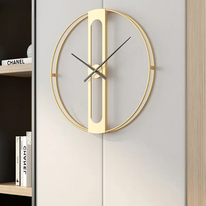 Luxury Lifestyle Us - Minimalist Gold Wall Clocks Luxury Metal