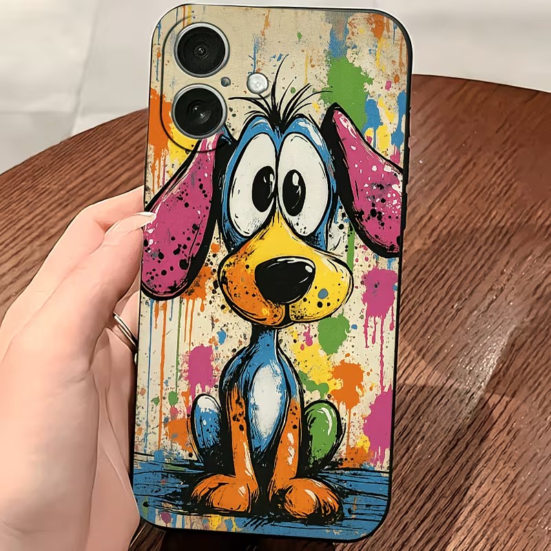 Graffiti Colored Puppy TPU Pho - Apple Iphone 16 评论和价格