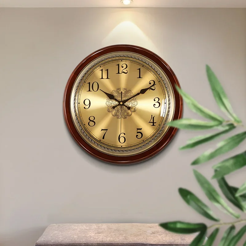 Luxury Wood Wall Clock Metal R - Luxury Lifestyle Us 评论和价格